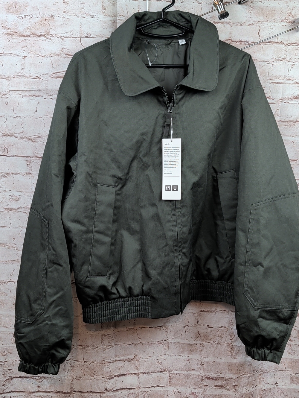 uniqlo Men's Olive Green Bomber Jacket Xs New Nwt Uniqlo